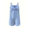 Damen Europäischer Stil Lässig Sommer Rückenfrei Kurz Träger Jumpsuit