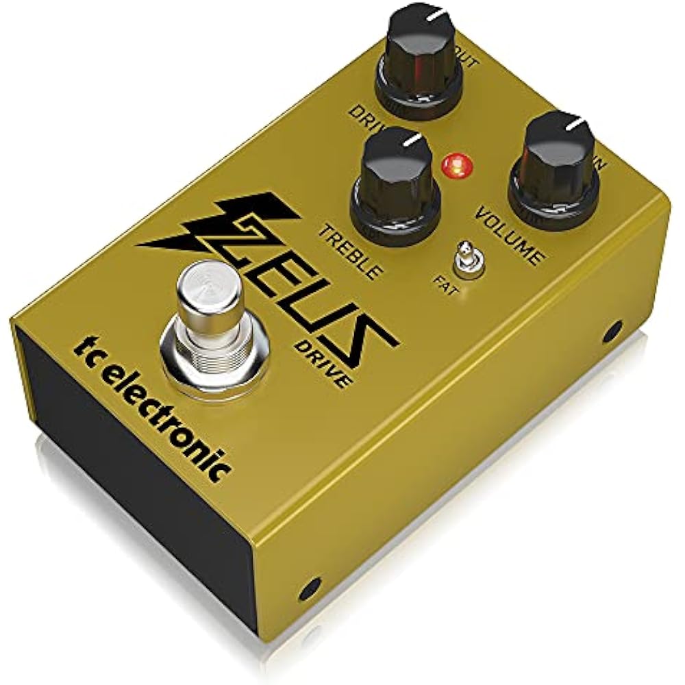TC Electronic Analog Overdrive Pedal, Compact Size, Features FAT Mode, Equipped with Germanium Di...