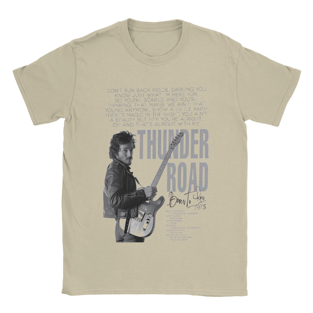 

Crazy Bruce Springsteens Metal The Boss Rock Music Tour T Shirt Men Women Cotton Tee Shirt Original Clothing M