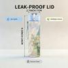 1PC Soft Vase Bouquet Impressionist Flower Painting 750ml Color Plastic Sports Water Bottle Leakproof Flip Straw Lid Suitable for Sports Office Home