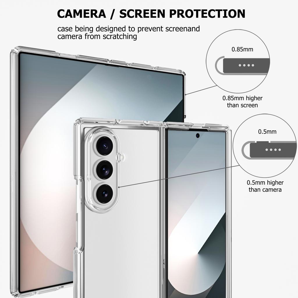 Προστατευτικά Αξεσουάρ Διαφανής Θήκη για Samsung Galaxy Z Fold7 5G Fold 7 6 5 4 Fold3 Fold5 Fold6 Fold2 Fold 3 2 Διαφανείς Θήκες