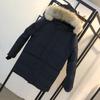 Goose down jacket Emory Canadian men's and women's medium and long Parker coat M