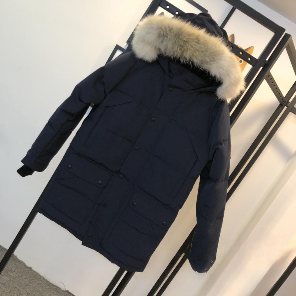 Goose down jacket Emory Canadian men's and women's medium and long Parker coat M