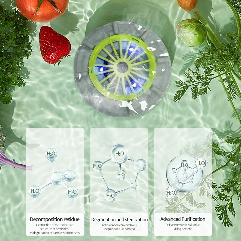 Ultrasonic Fruit & Vegetable Cleaner - Remove Pesticide Residue, Keep Produce Fresh & Clean, Perfect for Kitchen Use