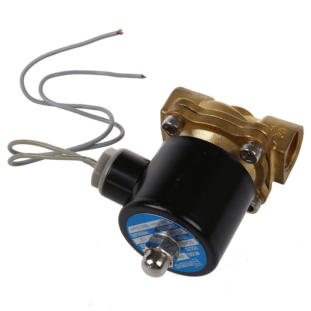 2W-160-15 DC24V 2 forma 2 válvulas de solenoide de agua neumática 1//2/" posición NC DN15