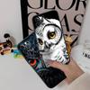 RP13 Cartoon Art Owl Phone Case for Samsung Galaxy S20 S21 S22 Ultra FE + Plus A21S A22 A24 A25 A26 A30 A30S A31