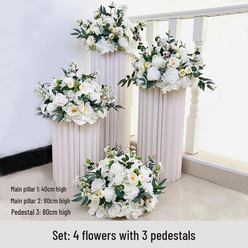 Artificial Silk Floral Centerpieces & Aisle Markers for Weddings, Events, and Displays