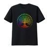 Tree Of Life Phases The Moon  T Shirt Nature Lover ForesT For Her Vintage Washed Casual Designer Clothes Slightly Fashion