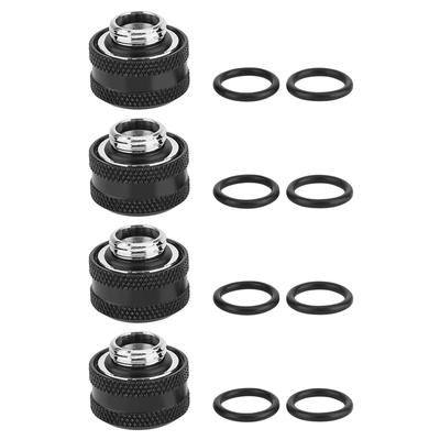 Water Cooling Compression Fitting for Rigid Acrylic Tube OD 16mm