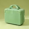 Personalized 14" Mini Makeup Suitcase: Ultra-Light Handbag with Small Gift Box and Password Lock.