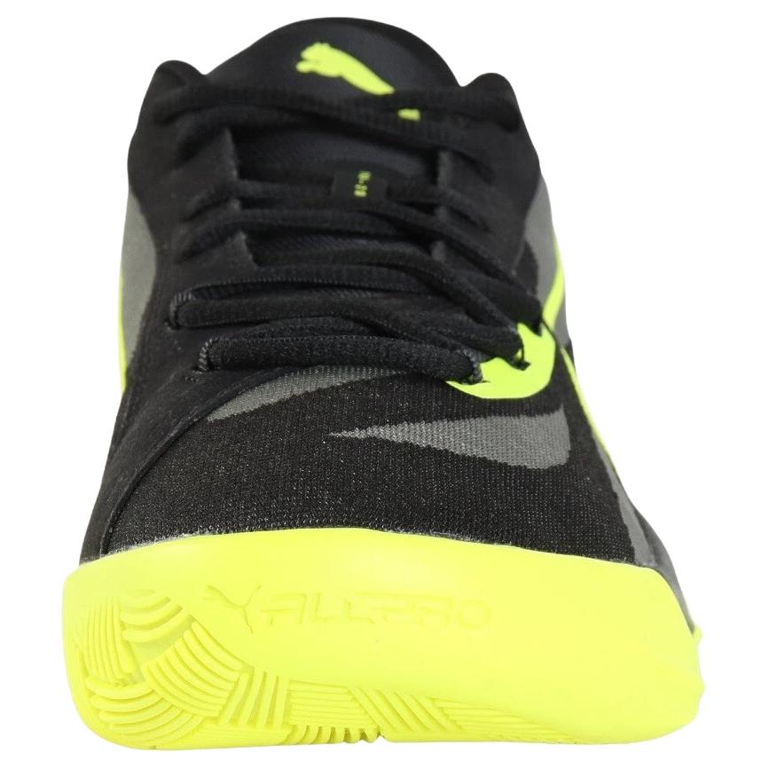 Puma All-Pro Nitro Versatile Comfortable Non-Slip Durable Low-Top Basketball Shoes Unisex Sneaker Black Green 379079-12