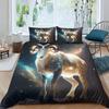 3D Tiger Rabbit Snake Pig Snail Unicorn Chick Fish Doona Duvet Quilt Cover Set