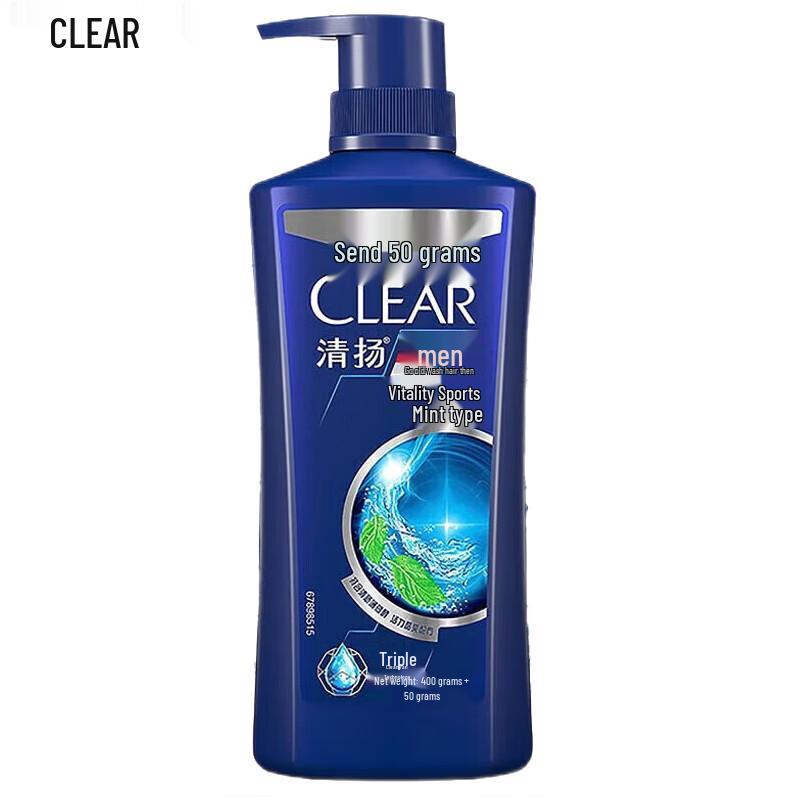 

Clear Men Anti-Dandruff Shampoo Active Sport Mint 450g