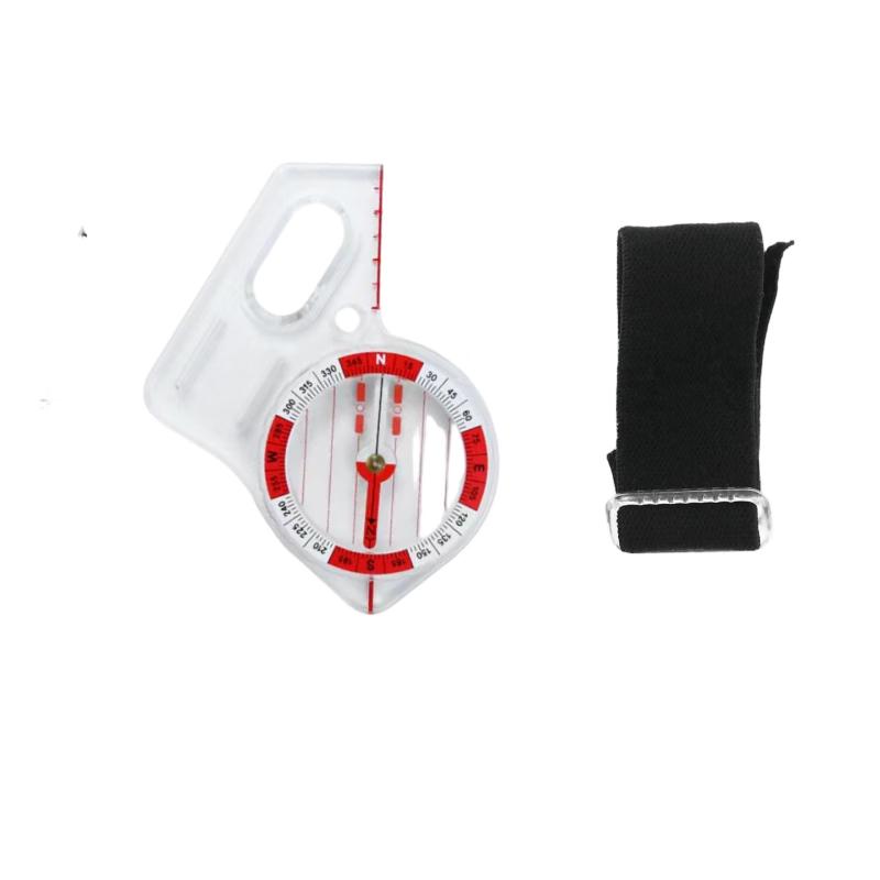 

Linpan Portable Magnetic Compass & Map Ruler