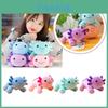 Adorable Cartoon Pink Axolotl Plush Doll Soft Stuffed Toy For Kids And Collectors