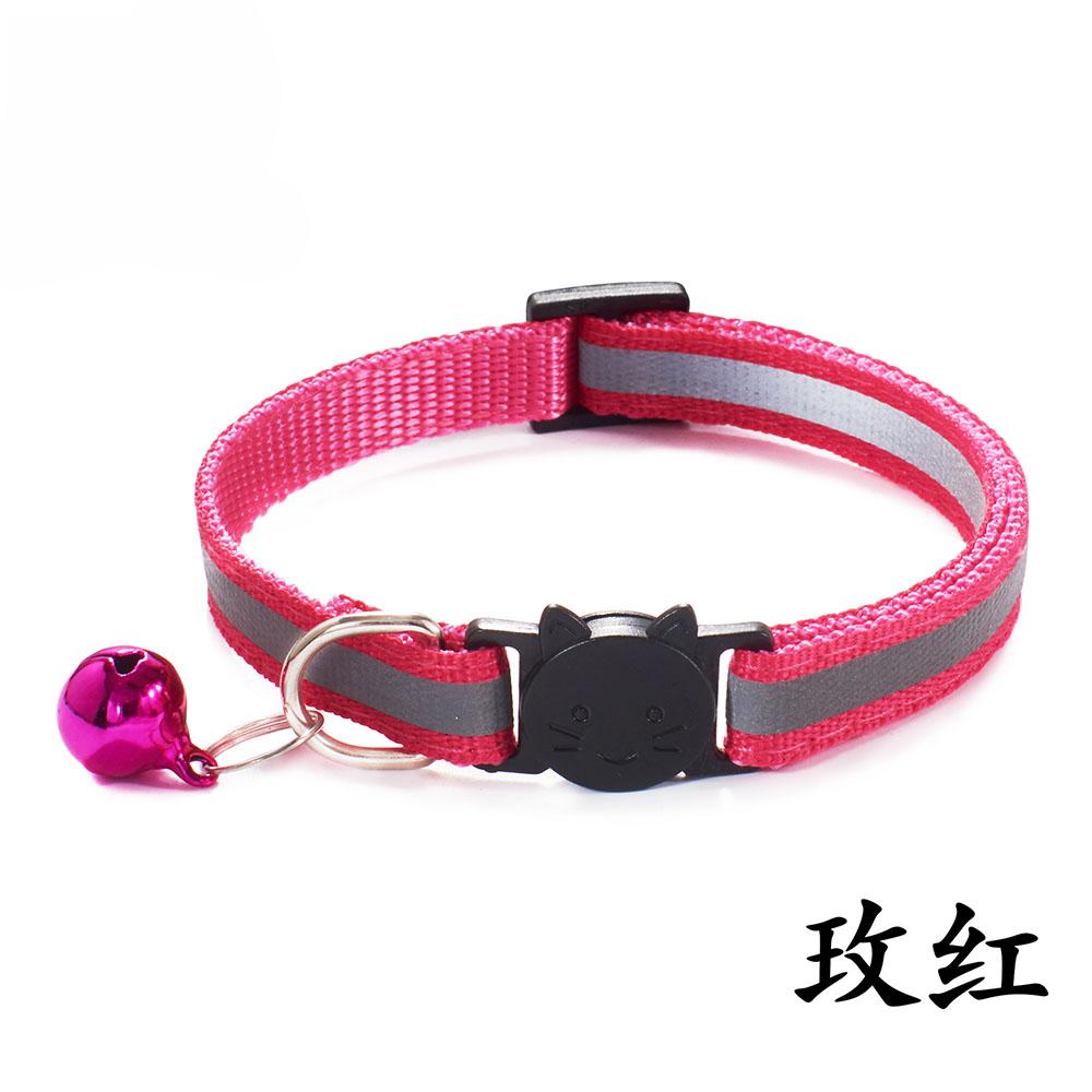 Collier Réfléchissant Anti-étranglement pour Chat Collier Ras du Cou Collier pour Chiot Nouveau-né Collier d'Identification pour Chien Collier Coloré à Clochette pour Chats Produits pour Animaux de Compagnie Chatons