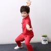 Chinesisches Hanfu Sommer-Set für Kinder - Kurzarm Baumwolle & Leinen Tang-Anzug für Jungen und Mädchen