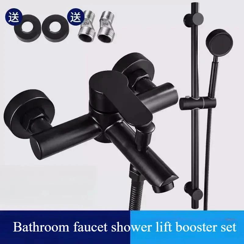 Faucet Shower Set Multi-function Mixing Valve Hidden Hot and Cold Bathroom Faucet 304 Stainless Steel Bathtub Faucet