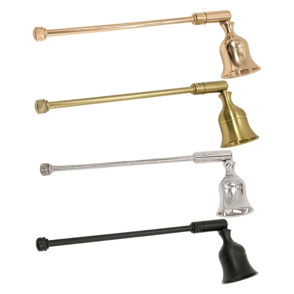 Long Handle Candle Extinguisher Multi-colored Metal Wick Flame Cover Candle Flame Stopper  Gift