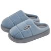 Lidani cotton slippers men's new autumn and winter indoor home warm non-slip thick-bottomed hair slippers men