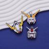 Anime Stylish Alloy Robot Pin Badge In Geometric And Character Designs For Fashion Enthusiasts