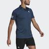 Adidas Club 3-Stripes Tennis Casual Short Sleeve Polo Men Tops Navy GL5458