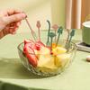 Pack of 36 Fruit Forks Dining Bar Cake Dessert Picks Reusable Washable Lunch Party Cutlery Buffet Tableware with Holder