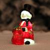 Santa/Snowman Shaped Resin Sculpture for Festival Home Decoration Desktop Ornament Accessories Holiday Party Supplies