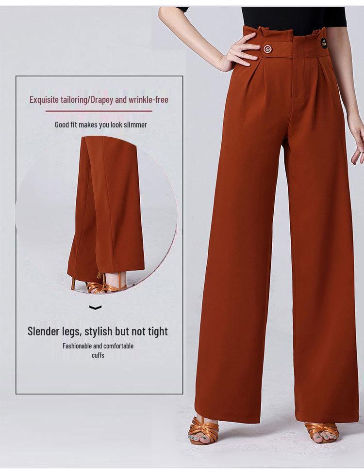Women's High-End Ballroom Dance Pants
