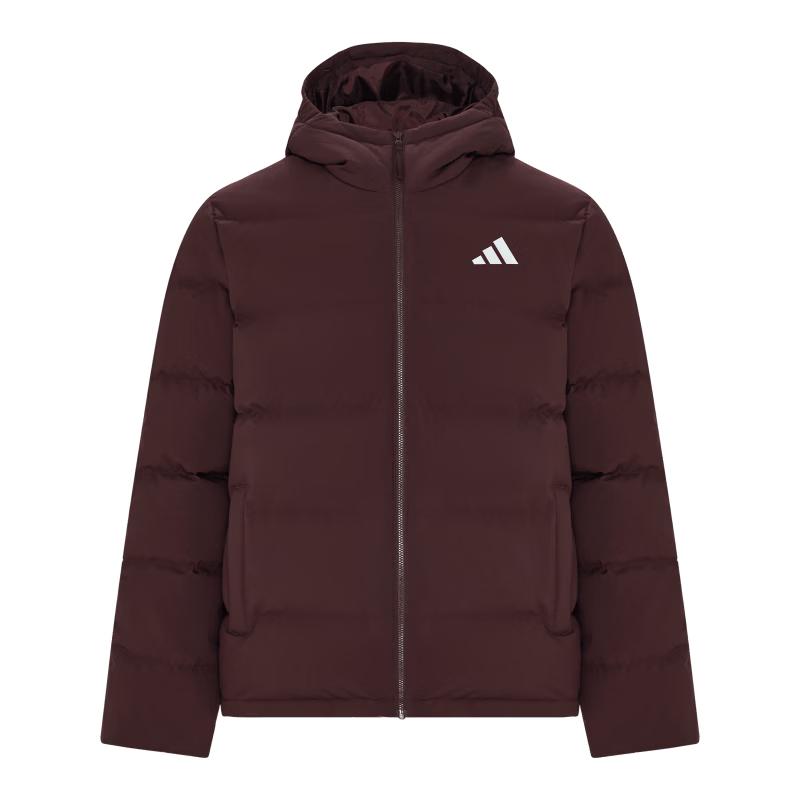 adidas Унисекс пуховая куртка с капюшоном, наполнитель 600 fill power