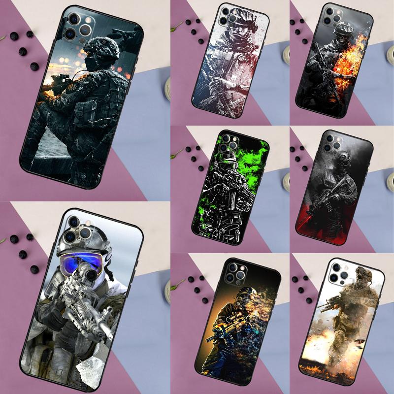 Army Soldier Special Forces For Huawei Nova 11 Pro 9 10 SE Y70 Y60 Y90 Y61 Y91 Y73 Y72 12s 12i 11i 8i P30 P40 Lite Case