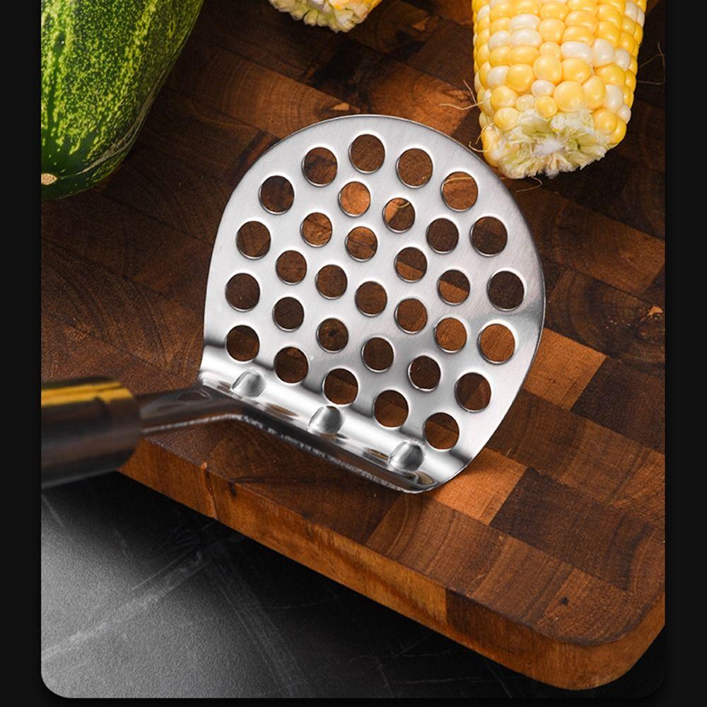 1/2 Pcs Stainless Steel Potato Masher Manual Operation Pusher Fruit Tools  Vegetable Preparation
