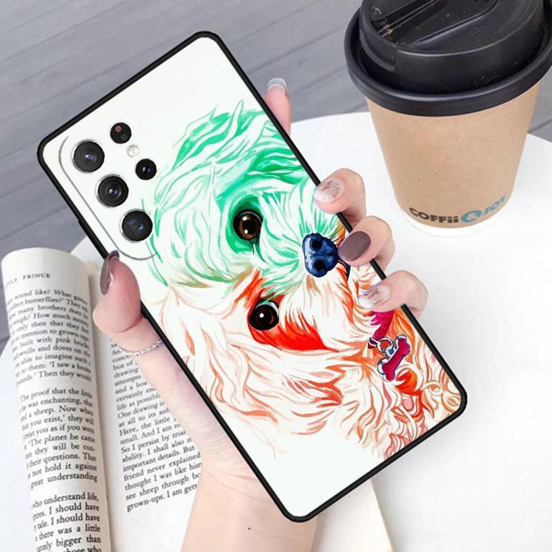 Yorkie Yorkshire Terrier Hund Welpe Handyhülle Cover Für Samsung Galaxy S24 S25 Ultra S21 S22 S10E Note 10 Plus Note 20 FE S23