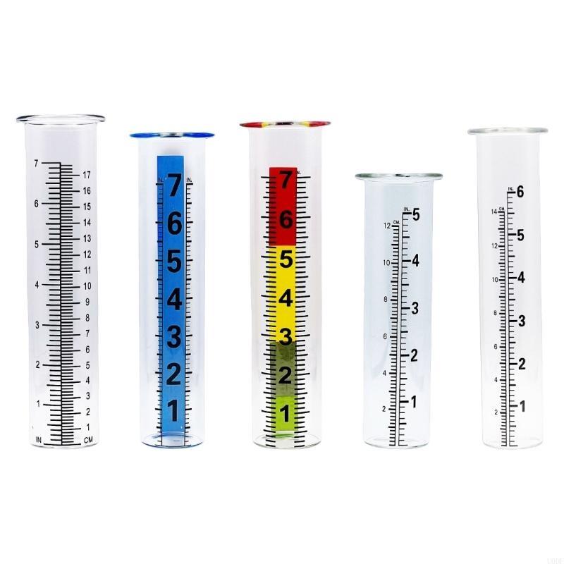 Innovative Rain Gauges Cold Resistant Gauges Glass Rain Meter Easy to Use for Precise rain Trackings in Any Soil Type