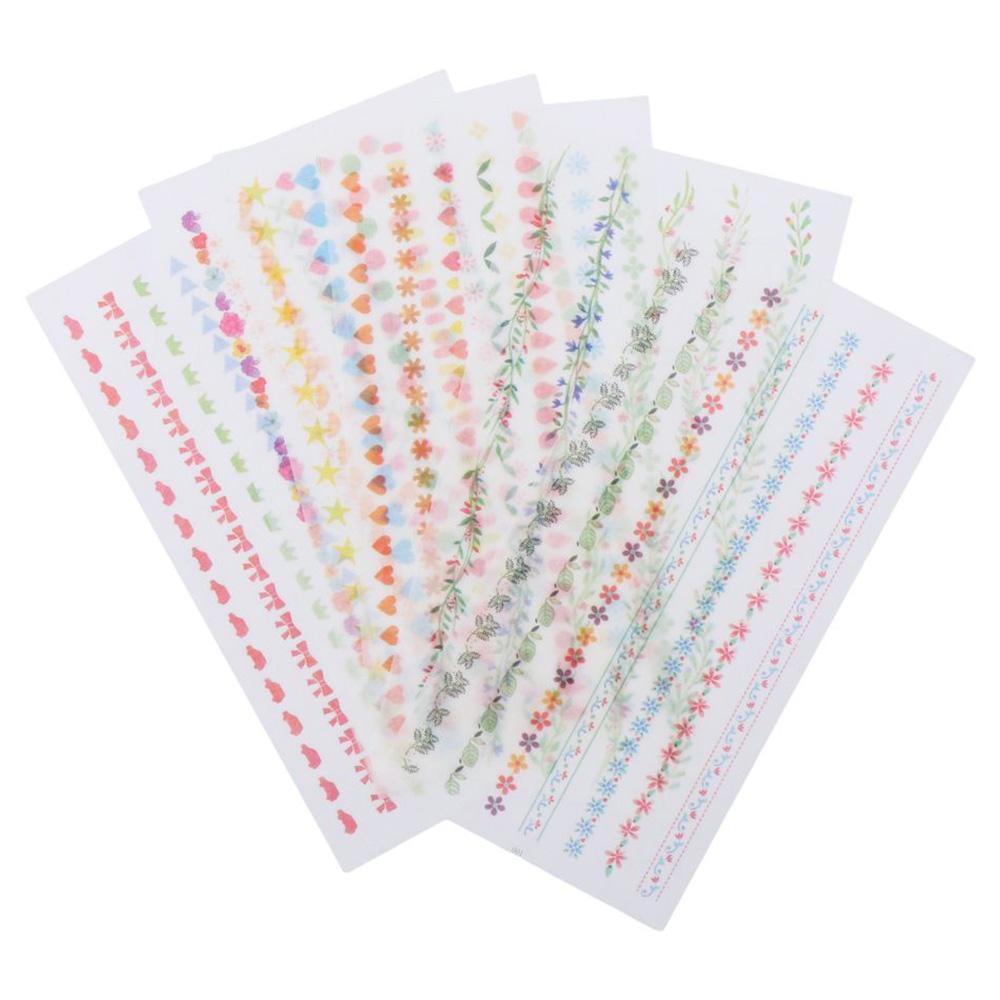 Washi Paper Cute Stickers Multicolored Aesthetic Stickers Decorative Stickers Stickers  for DIY