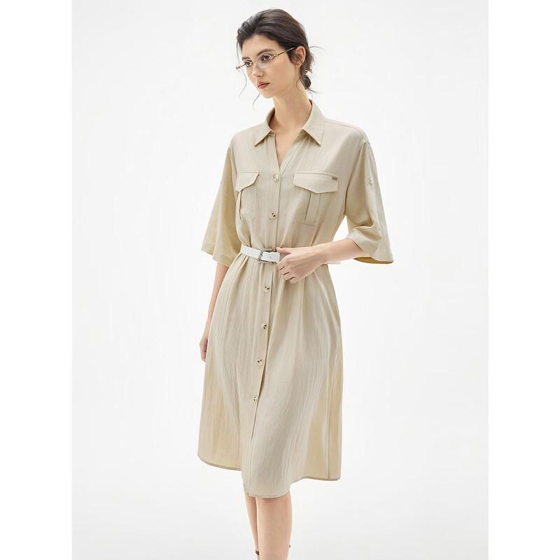 ELLE Modern Workwear Polo Shirt Dress S