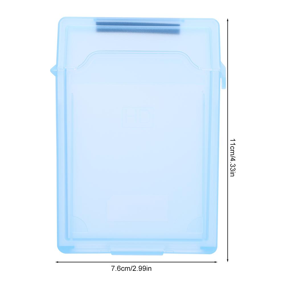2.5 Inch Dust Proof Plastic IDE SATA HDD Hard Disk Drive Storage Box Protective Cover Moisture-proof 2.5 Inch Hard Drive Storage