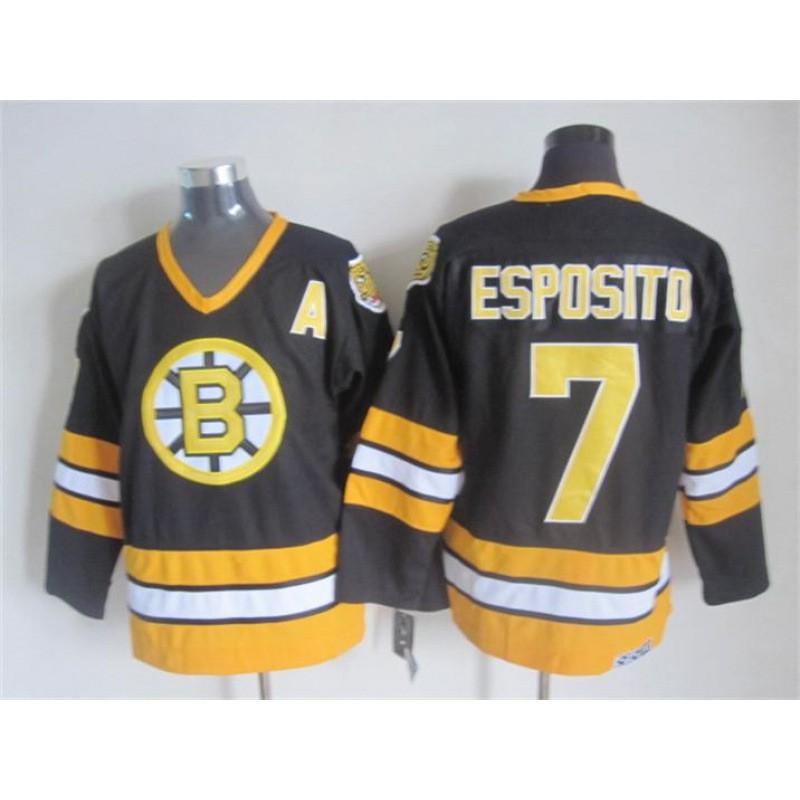 Boston Bruins Maglia da Hockey su Ghiaccio Manica Lunga Maglia da Allenamento Unisex Abbigliamento Sportivo Partite di Allenamento Abbigliamento per Tifosi
