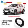 Toyota RAV4 2019-2025 Door Seal Soundproof Kit EPDM Rubber Weather Draft Strips Wind Noise Reduction Interior Mouldings