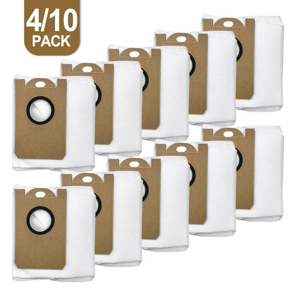 For Mamibot EXVAC890 Compatible Replacement Accessories Efficiently Designed 4/10 Pack of Disposable Dust Bags