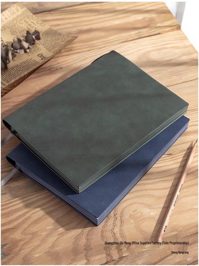 Thickened Sheepskin Business Notebook