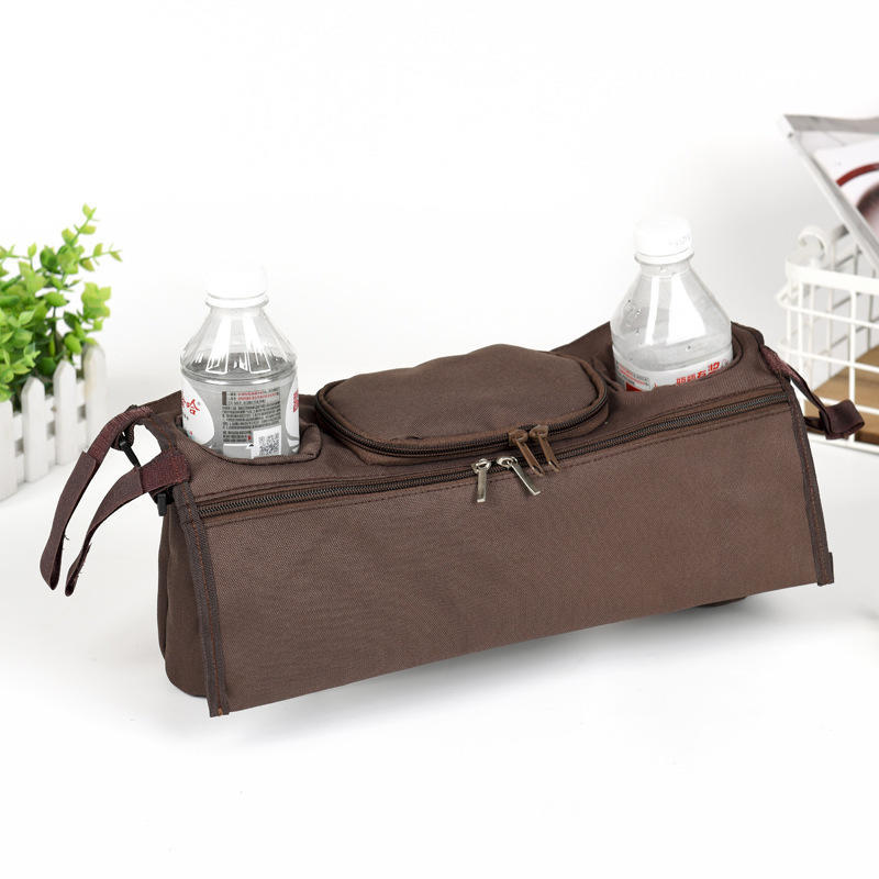 Outdoor Baby Stroller Cup Bag Organizer Baby Carriage Pram Bottle Diaper Bags Mummy Bag