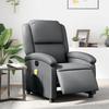 VidaXL Electric Reclining Massage Armchair, Relaxation Chair with Adjustable Backrest and Footrest, Seat of 3204222