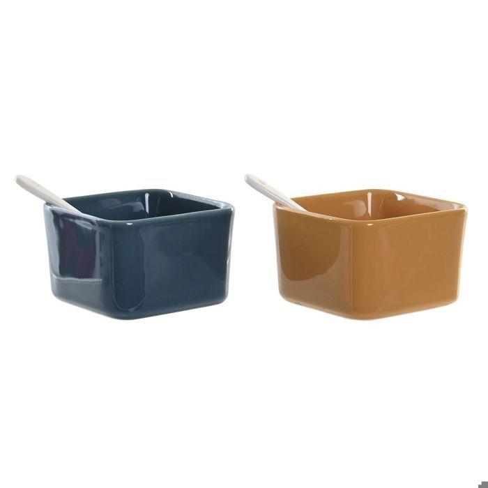 Ensemble à apéritif - DKD HOME DECOR - 6 pièces - Porcelaine - Multicouleur - 31 x 21 x 6 cm