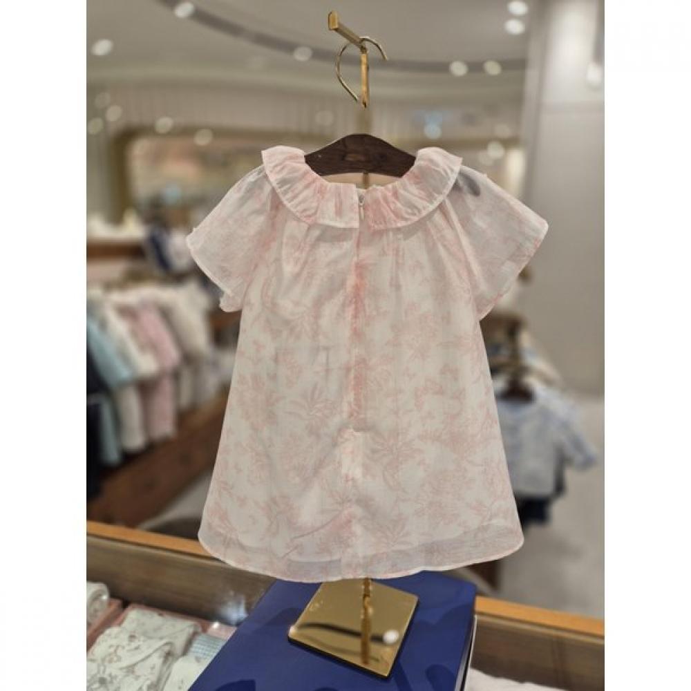 Chocola Twill Chiffon Dress P  ttPmoe082P 