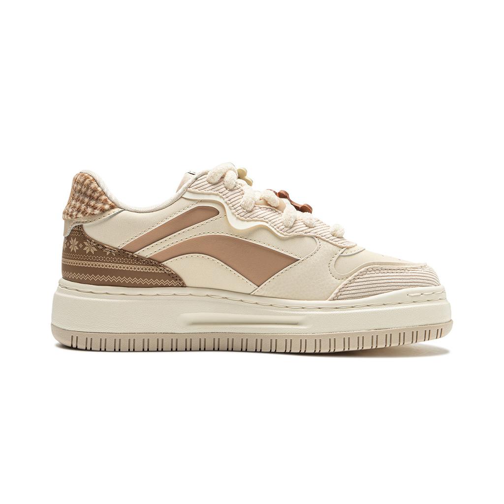 Li Ning Future C1 Synthetic Leather Cow Split Leather Versatile Comfortable Shock Absorbing Wear Resistant Low Top Skate Shoes AGCU172-4