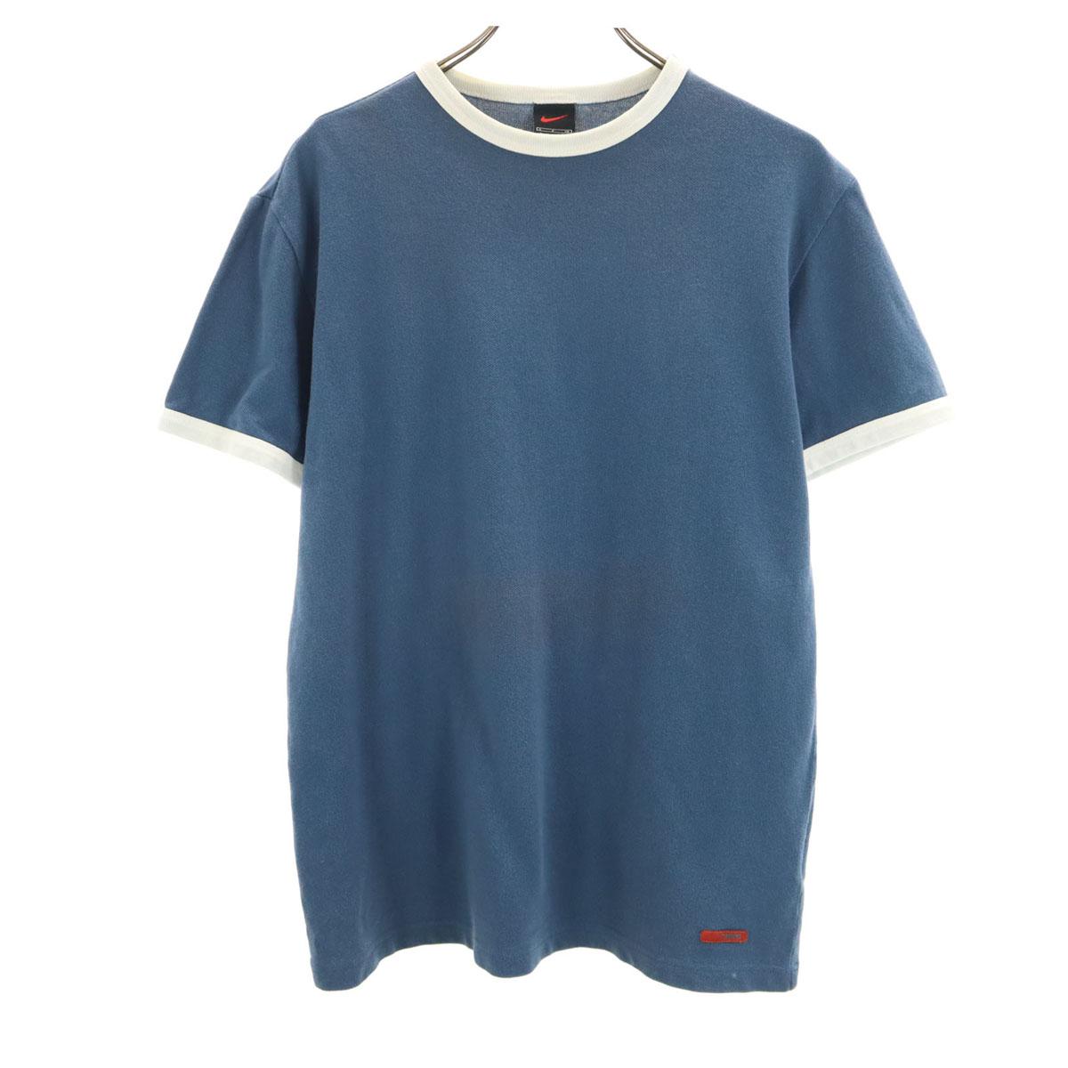 

NIKE Old Short sleeve T-shirt S Navy Fawn Men s Used