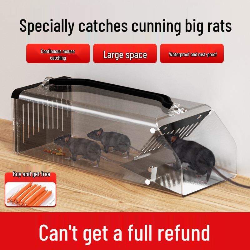Automatic Mouse Trap Cage: Efficiently Capture and Repel Rodents