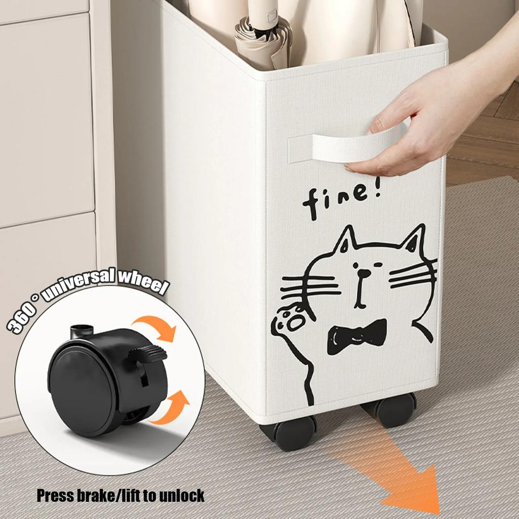 Fashion Foldable Stationery Organizer Handcart Organizers Office Desk Organizing Plastic Boxes Accessories School Supplies