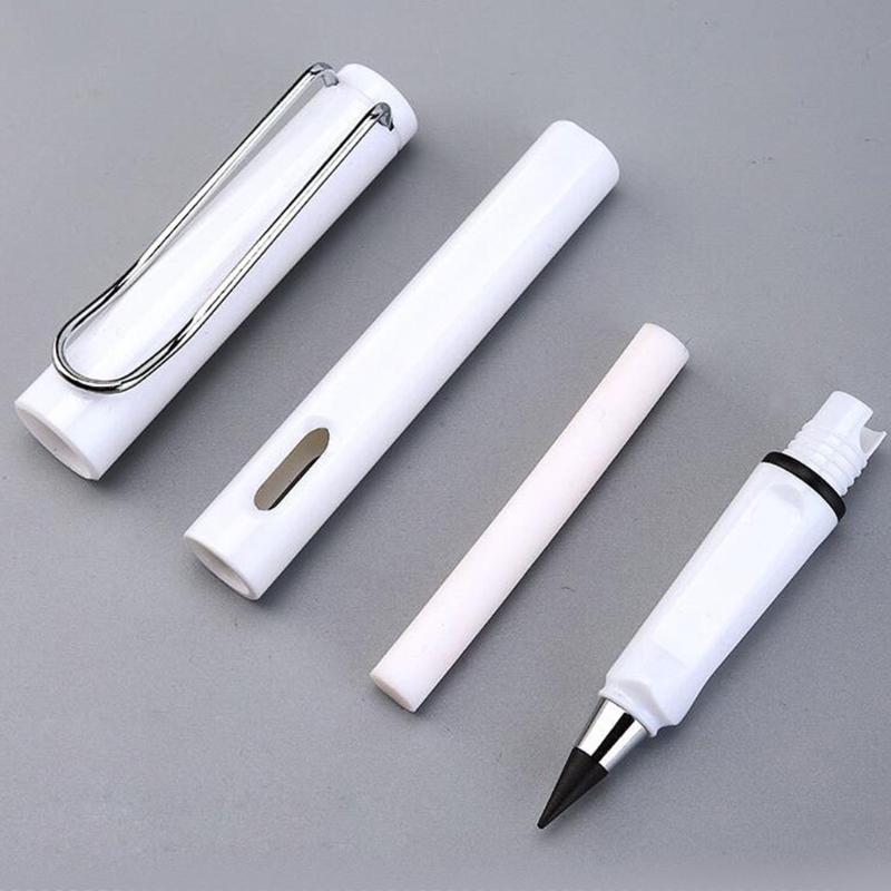 Portable Erasable Inkless Pencil Refillable Inkless Pencil Unique Screw Interface Design Detachable Pen Nib for Children